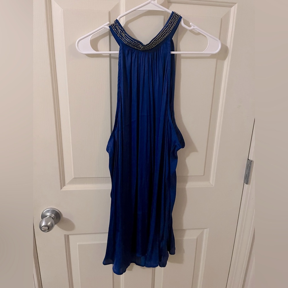 Torrid silk halter top.